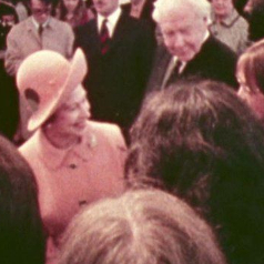 1972 Queen visiting the University of Stirling