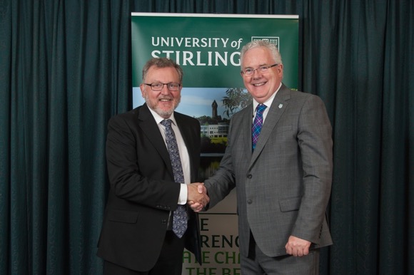 David Mundell MP with Professor Gerry McCormac