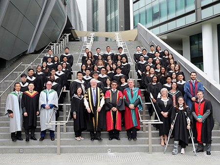 Graduates at the Singapore Graduation Ceremony 2019