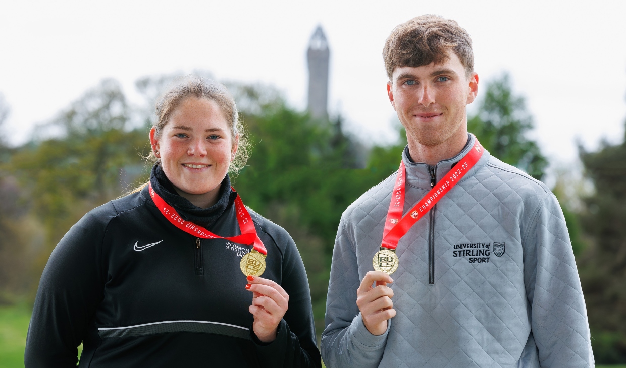 Lorna McClymont and George Cannon won the BUCS Order of Merit 2022/23.
