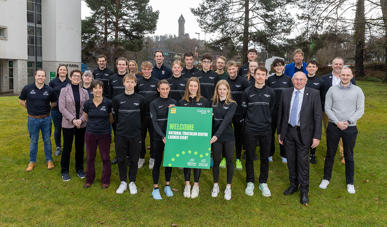 Coaches, athletes and stakeholders at National Triathlon Centre launch
