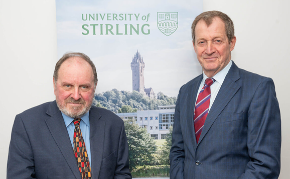 James Naughtie and Alastair Campbell