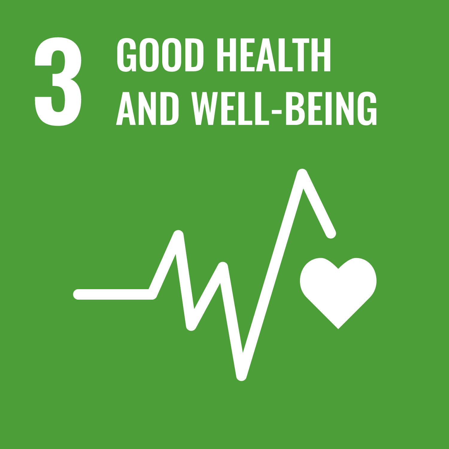 SDG icon good health and wellbeing